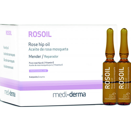 ROSOIL Rose hip oil – Масло шиповника регенерирующее в ампулах, 6 шт. по 3 мл