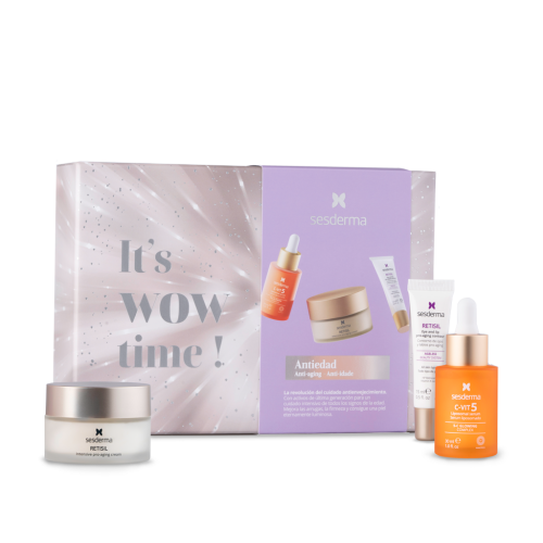 НАБОР ANTI-AGING C-VIT 5 Сыворотка липосомальная + RETISIL Крем для лица интенсивный + RETISIL Крем-контур для зоны вокруг глаз и губ